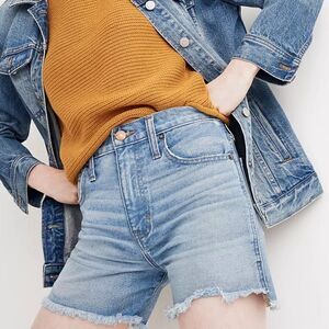 Madewell The Perfect Jean Short: Step-Hem Edition 24 NEW